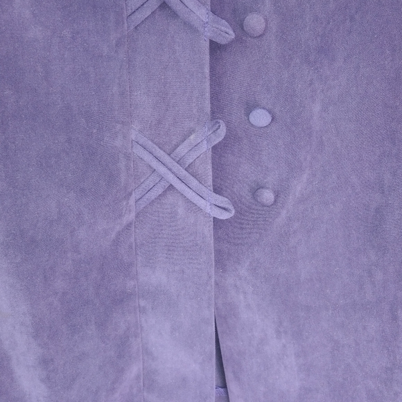 Dress Savvy 12 Purple Velvet Jacket Blazer - Picture 6 of 7